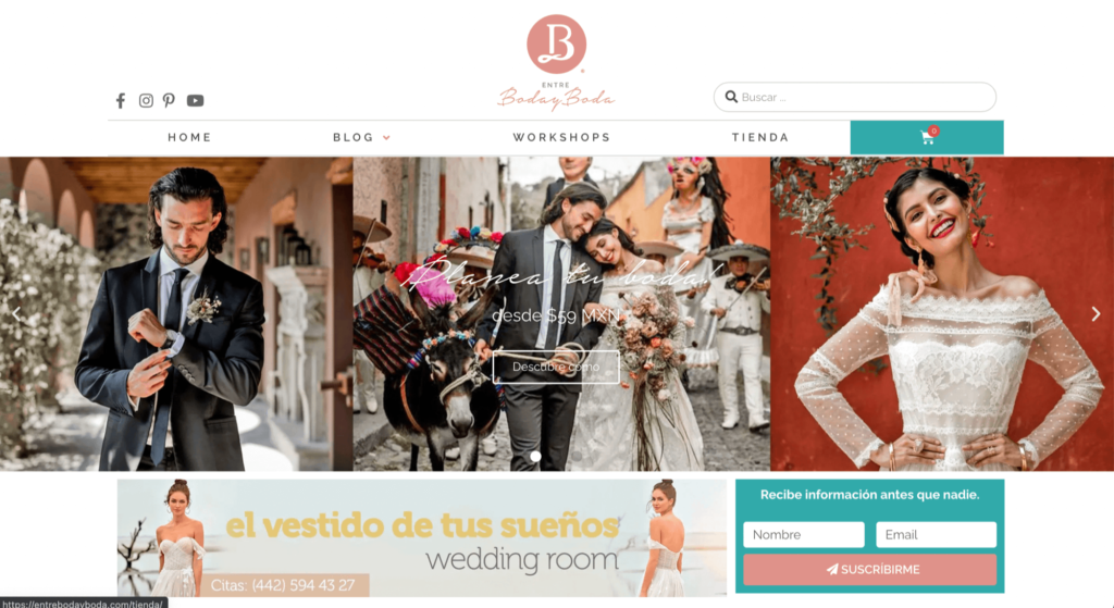 Entre boda y boda blog por Mobkii