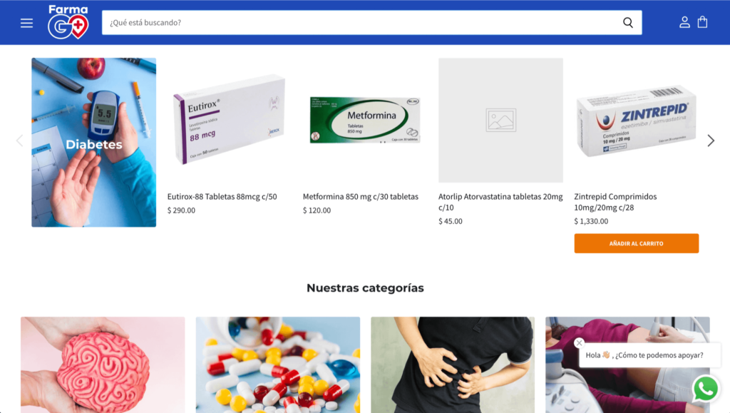 FGO - Farmacia en línea por Mobkii