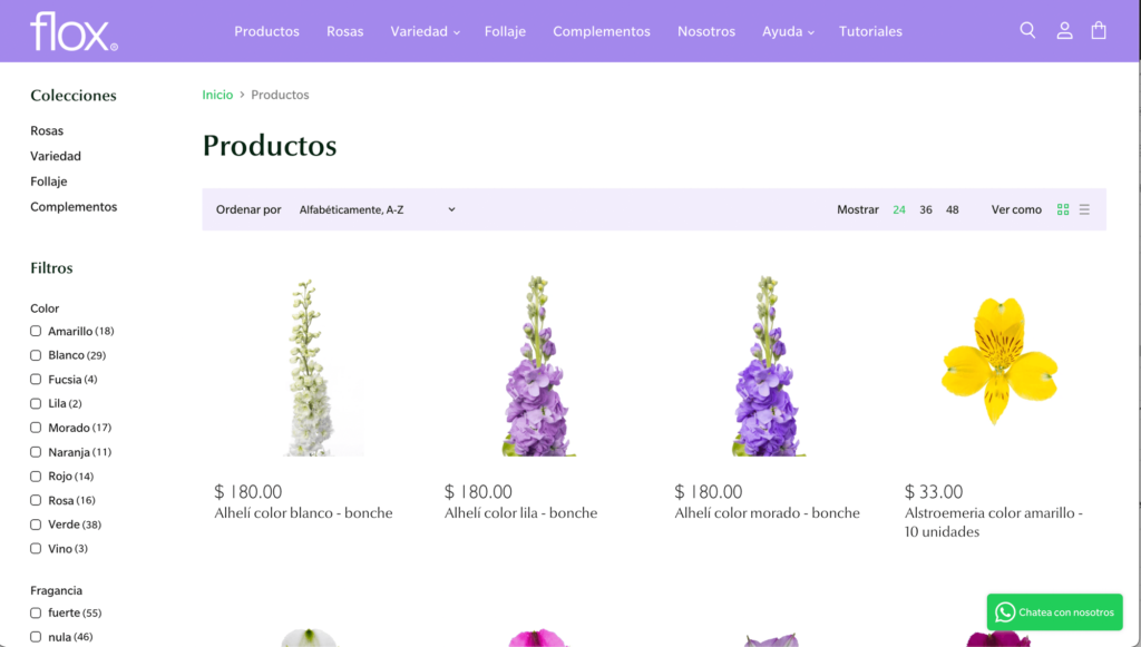Flores Flox - Venta en línea de flores al mayoreo