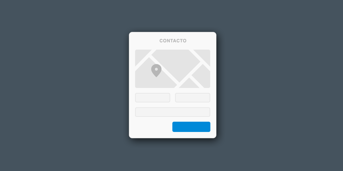 formas de contacto para página web