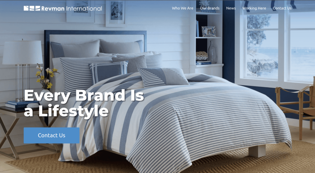 Revman sitio web por Mobkii
