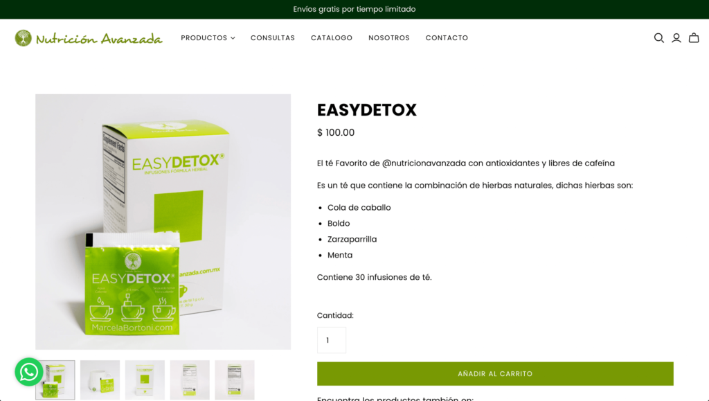 Tienda Marcela Bortoni por Mobkii
