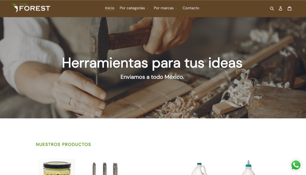 TYM Forest - Tienda en línea