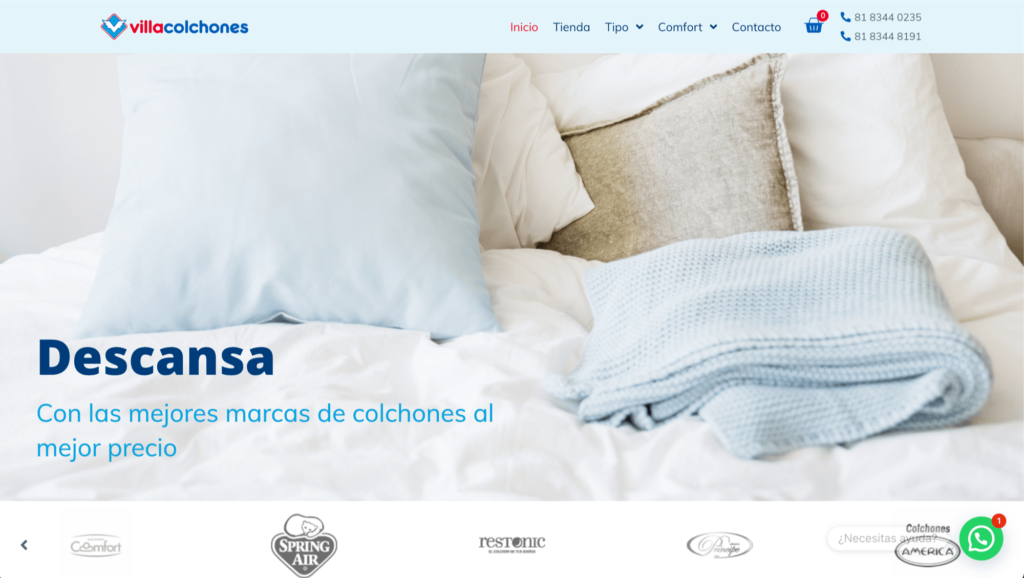 Villacolchones - Tienda en línea de Colchones